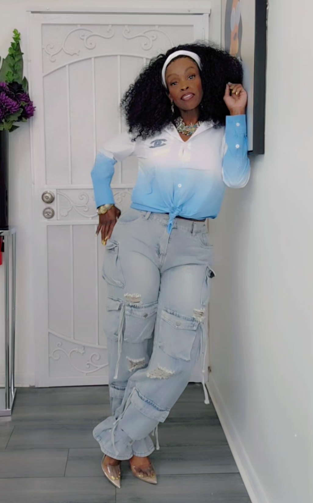 Splash CC Oxford Shirt (Blue or Pink)