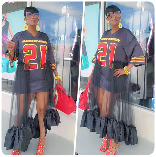 Jersey Girl Shirt Dress