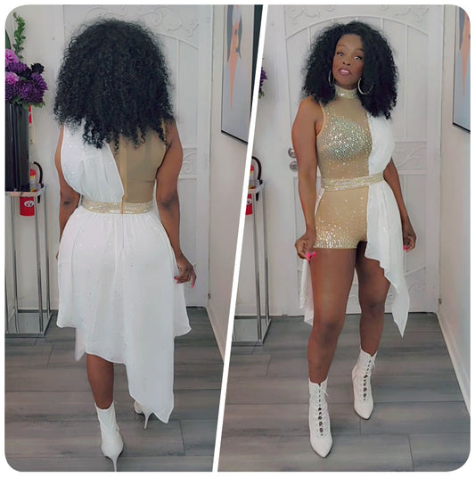 Wish For It Romper (White)