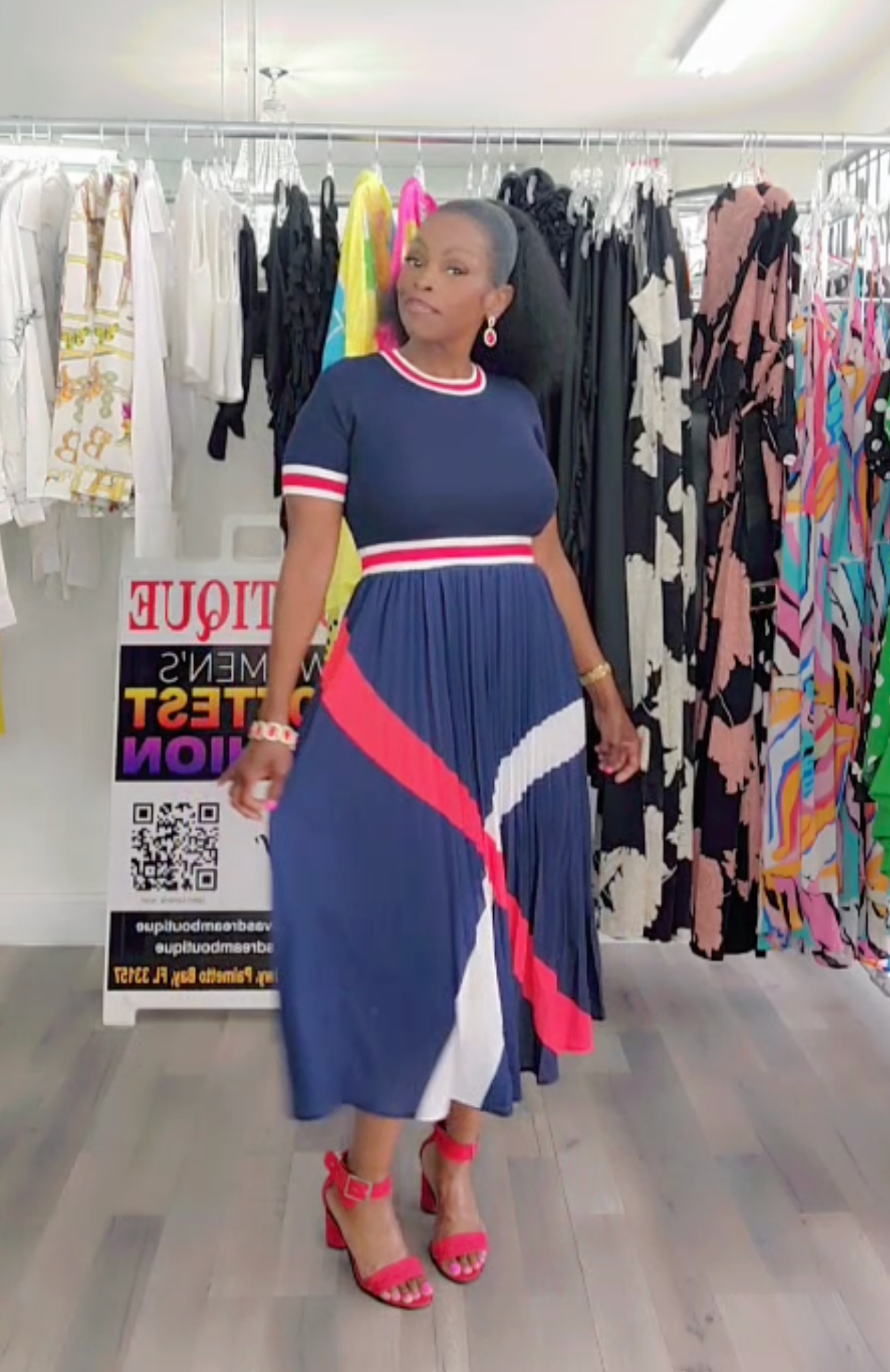 The Heidi Dress (Blue)