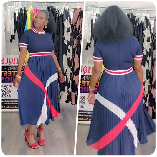 The Heidi Dress (Blue)
