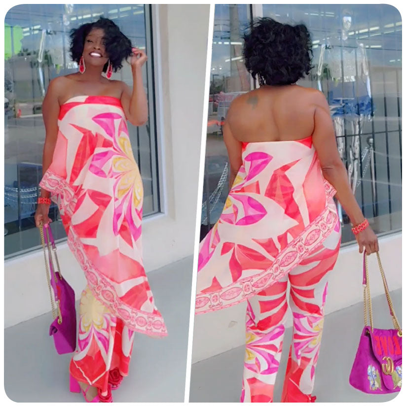 Magnificent Me Jumpsuit (Pink)