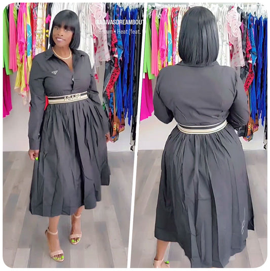 Perfect "P" Designer Dress (Black)