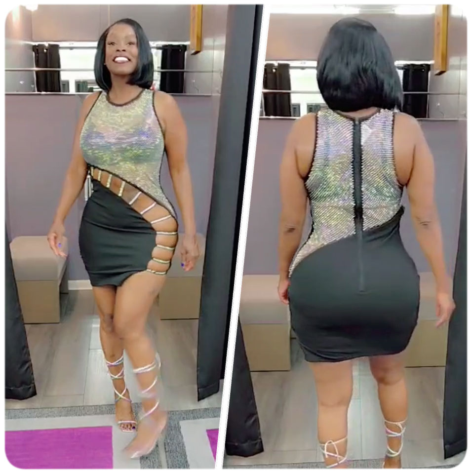 Totally Yours Rhinestone Mini  Dress